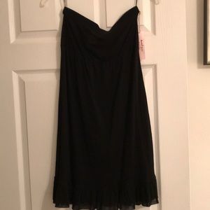Sweet Pea Black Strapless Dress Size S NWT